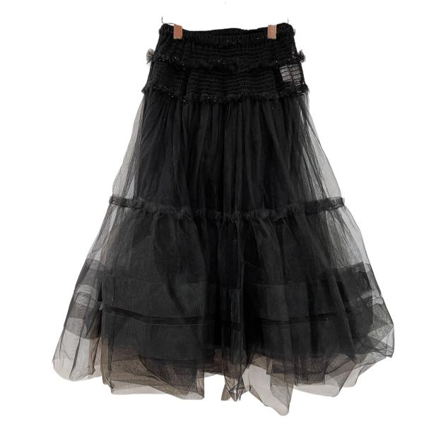 未使用品】Chika Kisada サイドフリルスカート 未使用品】Chika Kisada