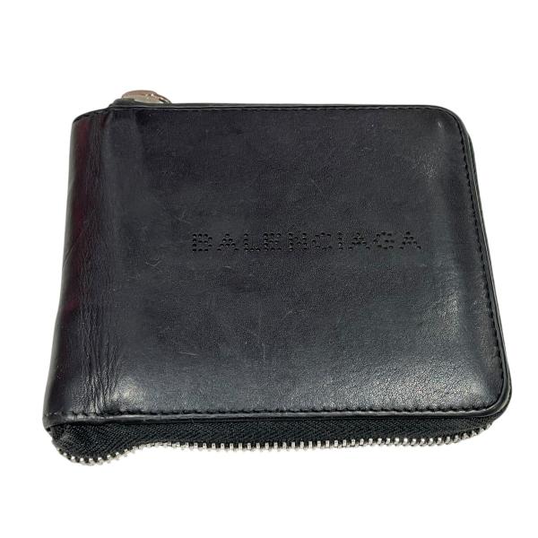 希少品❗️　バレンシアガ　折り財布　ラウンドジップ　グラフィティ　ブラック　保存箱 BALENCIAGA（バレンシアガ） ラウンドファスナー折財布 メンズ