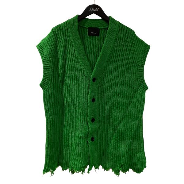 08sircus ゼロエイトサーカス 08sircus Wool broken knit cardigan
