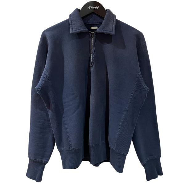 アプレッセ A．PRESSE 22FW Vintage Half Zip Sweatshirt ハーフジップ