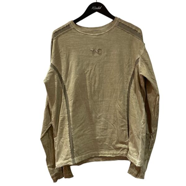 サグクラブ THUG CLUB 長袖Tシャツ TC24TS1402 ベージュ サイズ：2
