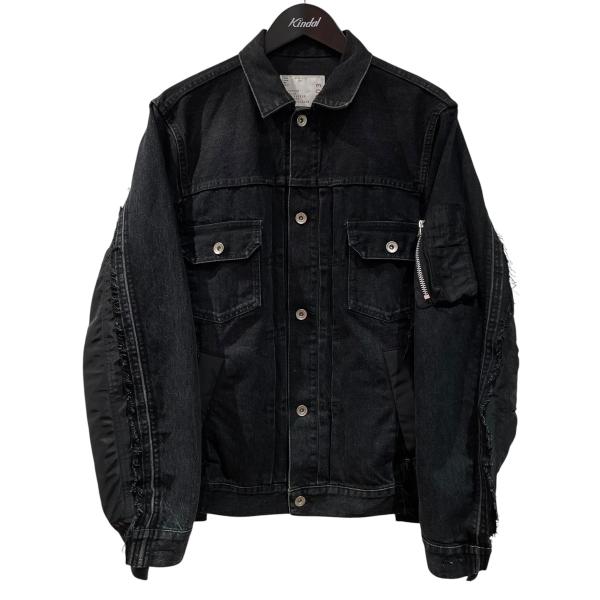 sacai（サカイ） sacai Denim x Nylon Twill Jacket ナイロン切り替え