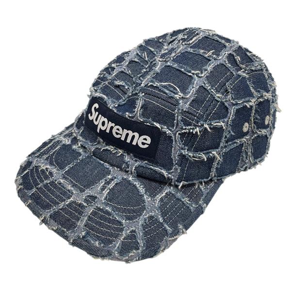 Supreme（シュプリーム） Supreme FRAYED CROC DENIM CAP INDIGO