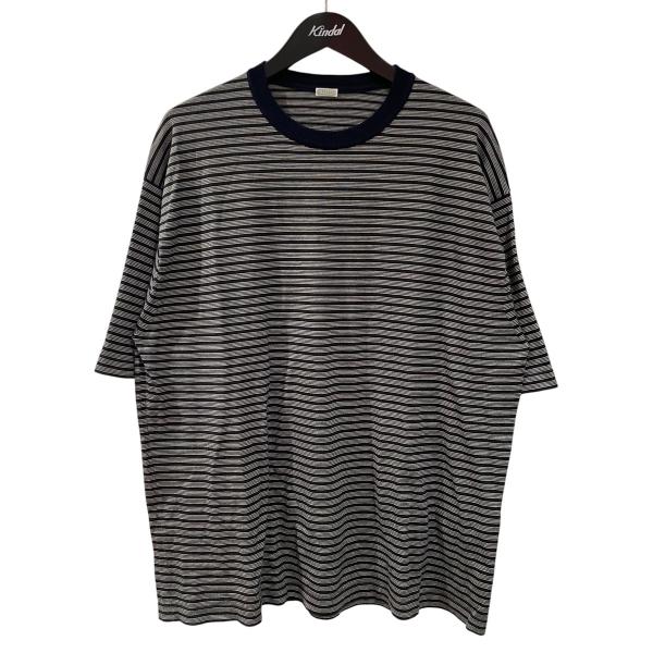 アプレッセ A．PRESSE 24SS High Gauge S Striped T-Shirt 半袖Tシャツ
