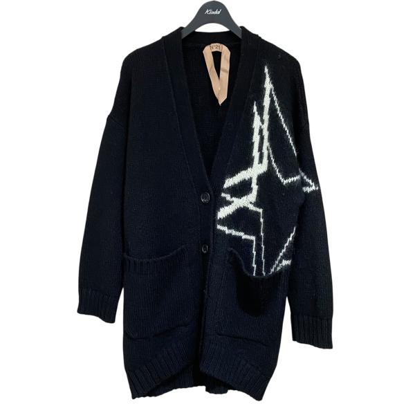 ヌーメロヴェンティウノ N°21 モヘア混カーディガン 20I-A019-7177