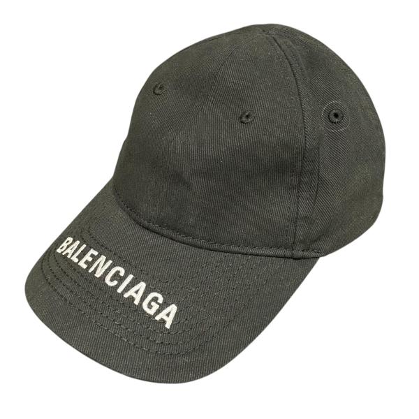 BALENCIAGA（バレンシアガ） ロゴキャップ ブラック : カインドオル