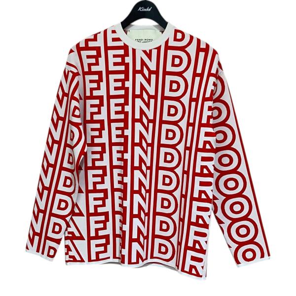 【極美品】 フェンディ × マークジェイコブス 総柄 クルーネック ニット FENDI（フェンディ） フェンディ×マークジェイコブス FENDI×MARC
