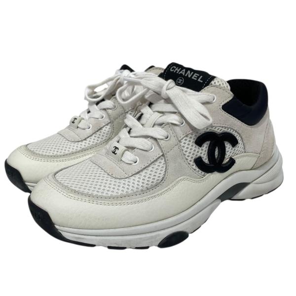 CHANEL（シャネル） ココマークスニーカー G38299 ホワイト サイズ：36