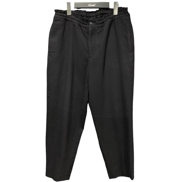 【値下げ】COMME des GARCONS HOMME DEUX ウールイージーパンツ DD-P057 ブラック サイズ：S (なんばウォーク店)
