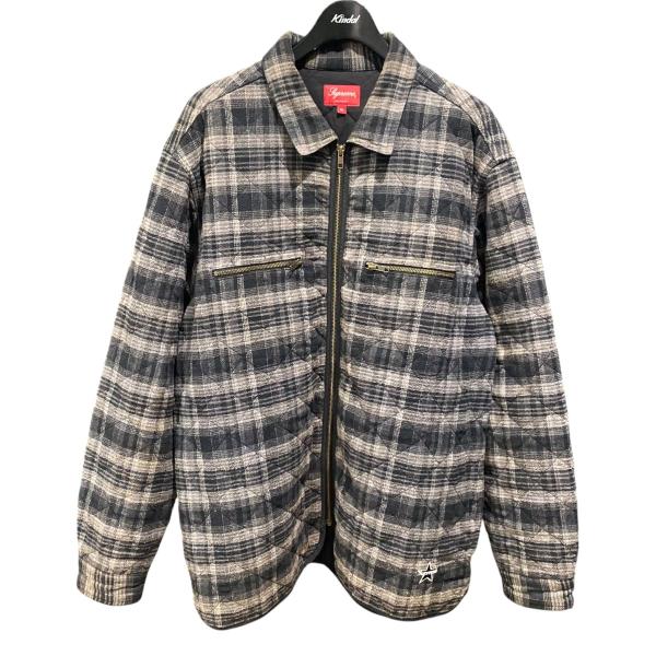 Supreme（シュプリーム） Supreme 19AW／Quilted Plaid Zip Up Shirts