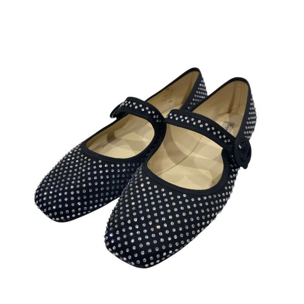 repetto オールレザー メリージェーン ブラック 36 1/2 未使用級 repetto（レペット） Repetto Georgia Sacchetto メリージェーン