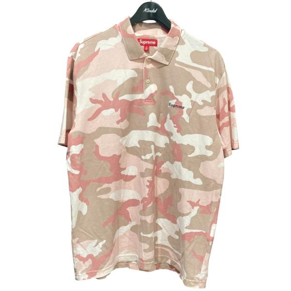 Supreme（シュプリーム） Supreme Washed Camo Polo ピンク サイズ：M