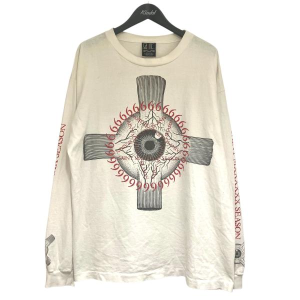 値下げ】SAINT MICHAEL 「LS TEE EYEBALL WHITE」 長袖Tシャツ