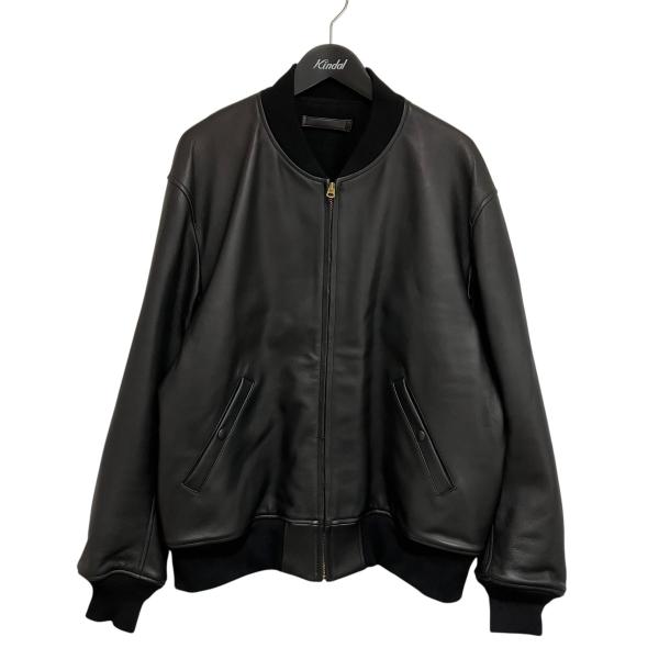 COMOLI（コモリ） カーフスキン ジップブルゾン レザージャケット B01