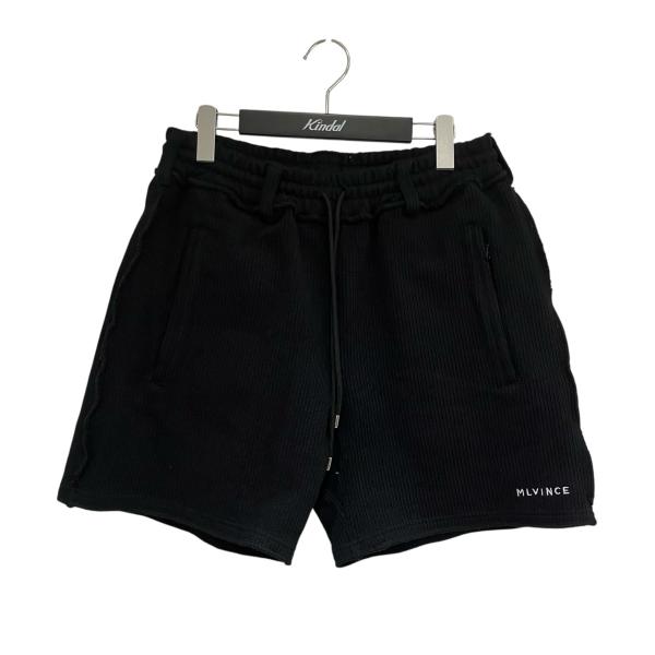 メルヴィンス MLVINCE 25SS KNIT SHORTS BLACK ショートパンツ