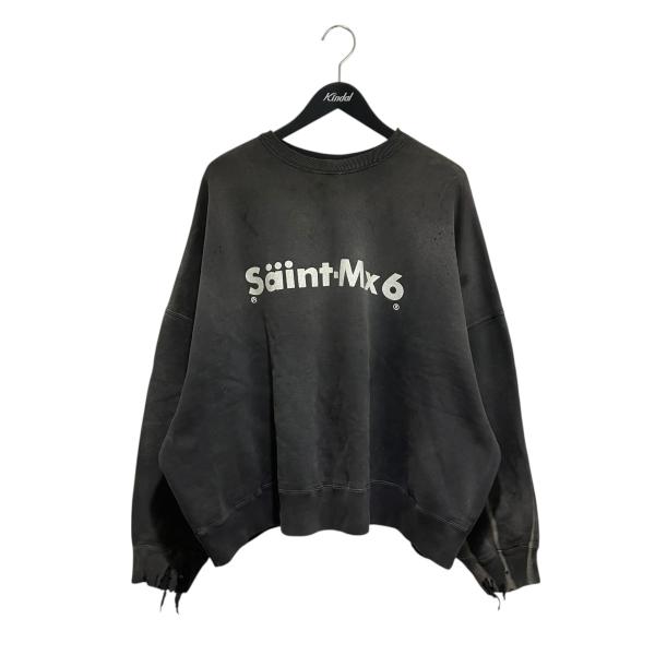 セントマイケル SAINT MICHAEL 24AW CREW SWEAT CHAOS 長袖トレーナー