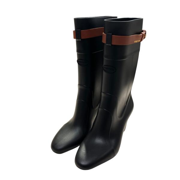 Sergio rossi（セルジオロッシ） ベルト ストラップ レインブーツ