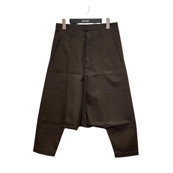 COMME des GARCONS 【値下げ】COMME サルエルパンツ PF-P018 ブラウン