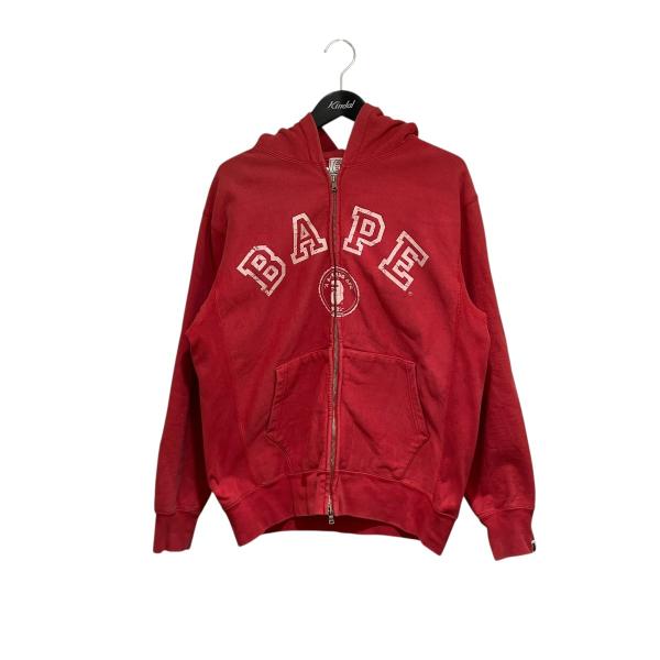 希少 アベイシングエイプ 上質 刺繍ロゴ ハイネック ロングパーカー ワンピース 1ST SHARK FULL ZIP HOODIE（パーカー）｜A BATHING APE（アベイシング