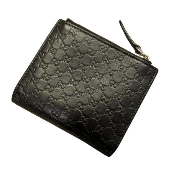 GUCCI（グッチ） マイクロ グッチシマ 2つ折り財布 544475 ブラック