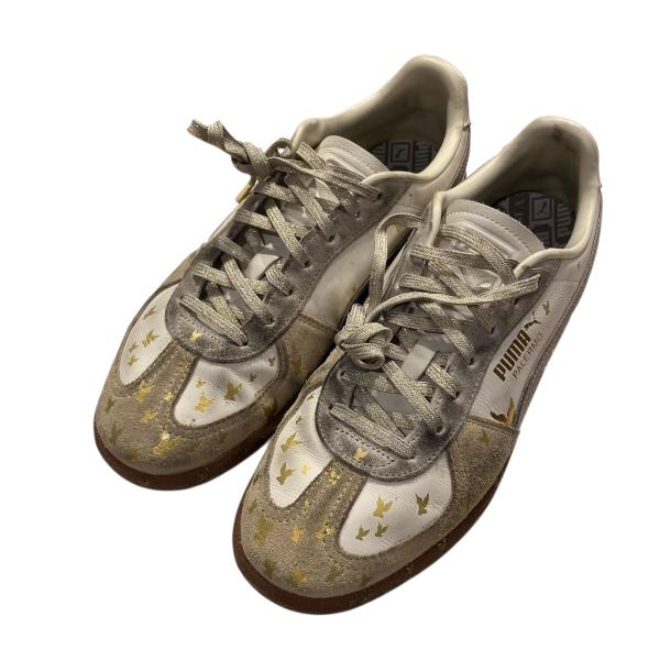 【値下げ】MASU×PUMA PALERMO BLESS ローカットスニーカー 405928-01 ホワイト サイズ：27.5ｃｍ (静岡パルコ店)