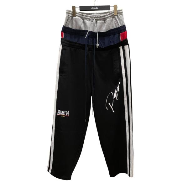 プロジェクト ジーアール PROJECT G／R 3 LAYERED TRACK PANTS 3