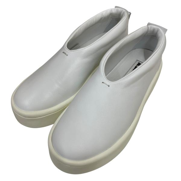 美品 JIL SANDER 36 エスパドリーユ スリッポン JIL SANDER ジルサンダー NAPPA SETANIL PORCELAIN スリッポン