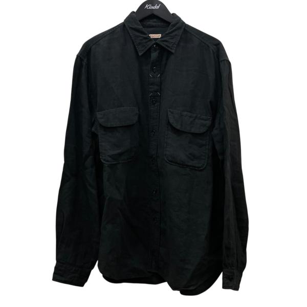 KAPITAL　ピンタック　長袖シャツ　ブラック KAPITAL ピンタック 長袖シャツ ブラック KAPITALキャピタル