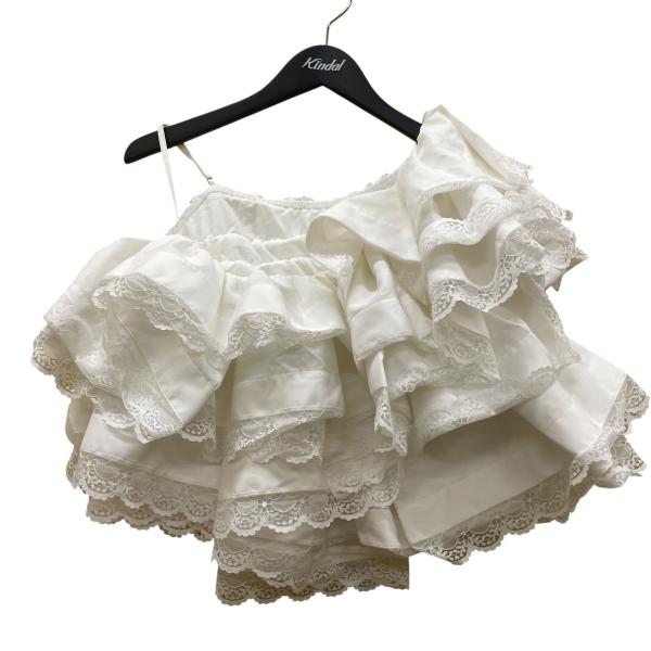 ビビィ Bibiy． COLENNE BUSTIER TOP ブラウス b50-ts095whf ホワイト