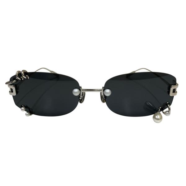 AMBUSH シルバー 　サングラス　リムレス AMBUSH シルバー サングラス リムレス