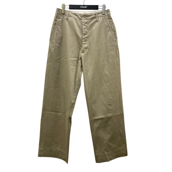 COMOLI（コモリ） 【値下げ】COMOLI KHAKI チノパンツ ストレート