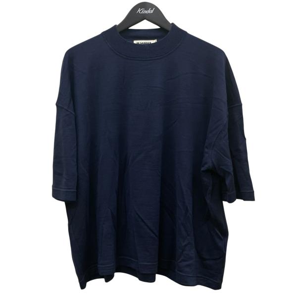 JIL SANDER（ジルサンダー） 半袖ニット JSUO751017 ネイビー サイズ