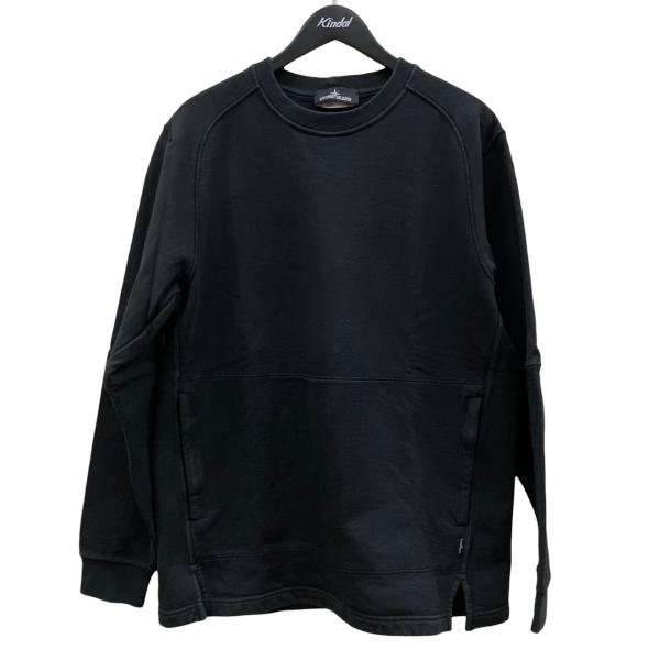 ストーンアイランド STONE ISLAND shadow project クルーネックスウェット 71196106 ブラック サイズ：M