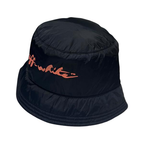 off white オフホワイト OFFWHITE バケットハット ブラック