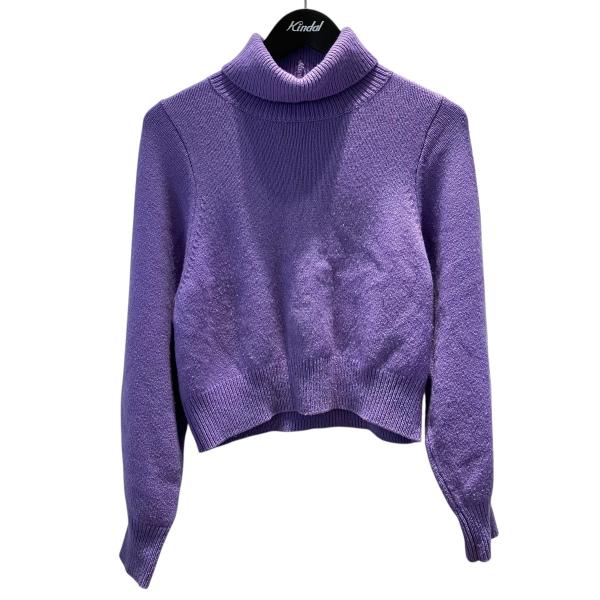 ユナイテッドアローズ 上質 カシミヤ ブレンド タートル ニット パープル ユナイテッドアローズ 上質 カシミヤ ブレンド タートル ニット