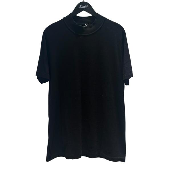 グラウンドワイ GROUND Y COTTON T-CLOTH HIGH NECK T-SHIRT 無地 Tシャツ GF-T52-050 ブラック サ