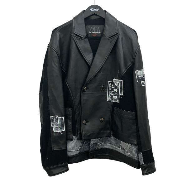 アンダーソンベル×ザラ ANDERSSON BELL×ZARA ニット切替レザーダブル