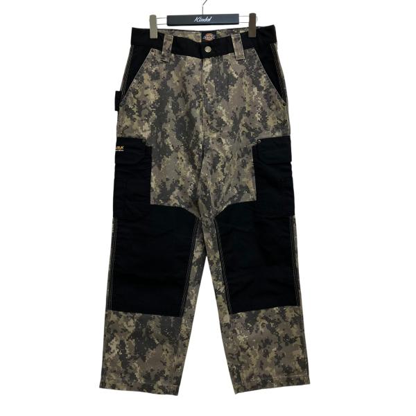 【値下げ】Supreme×Dickies Cordura Cargo Pant デジタルカモ カーゴパンツ ブラック サイズ：30 (イオンモール橿原