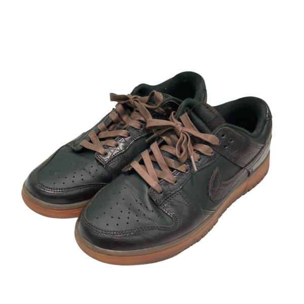 【値下げ】NIKE Dunk Low Velvet Brown and Black ローカットスニーカー DV1024-010 ブラウン サイズ：27