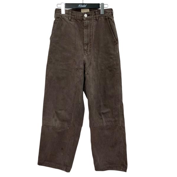 シシクイ THE SHISHIKUI Painter Pants デニムパンツ ブラウン サイズ