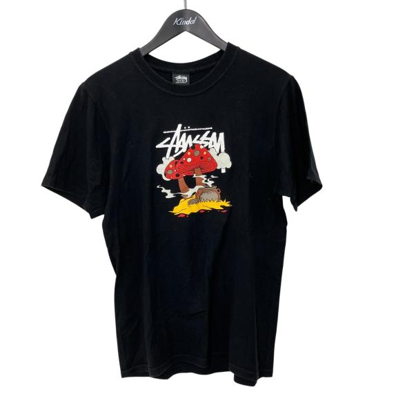 【値下げ】stussy 半袖Tシャツ ブラック×レッド サイズ：S (西宮今津店)