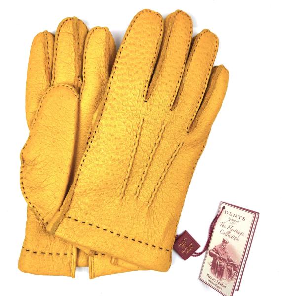 DENTS ペッカリー グローブ (カシミヤライニング) デンツ 手袋 コルク DENTS（デンツ） ☆定価14.74万円・新品未使用☆ ペッカリー×カシミア