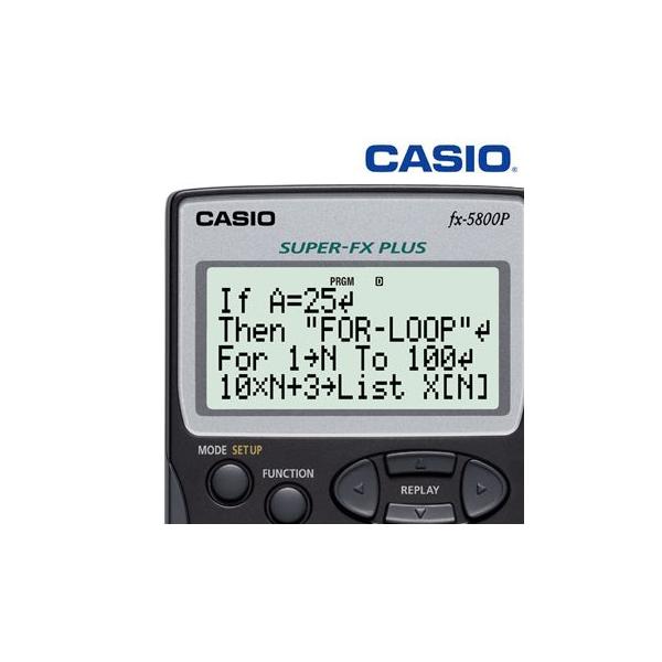 CASIO vO֐d wR\ 10 FX5800PN