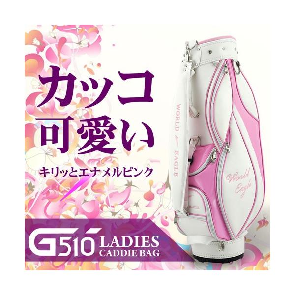 WORLD EAGLE ゴルフバッグ ピンク 花柄 33109_thum002.jpg