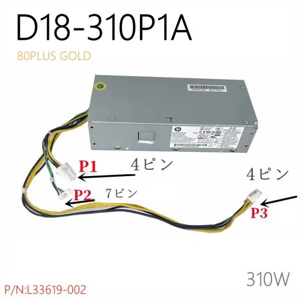 純正新品 HP ProDesk 288 G5 G6 SFF、Pav TG01 310W 電源 D18 純正新品 HP ProDesk 288 G5 G6 SFF、Pav TG01 310W 電源 D18