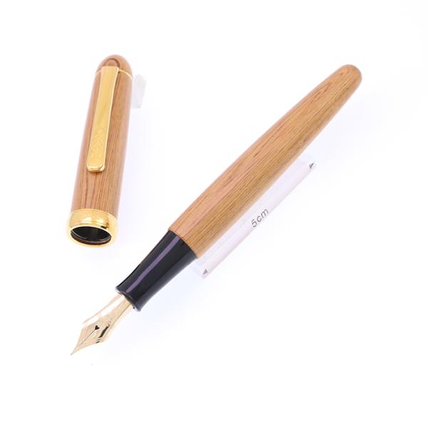 プラチナ　屋久杉　万年筆　#3776　中古 万年筆 プラチナ #3776 センチュリー 屋久杉 細字 中古-良品 SAS