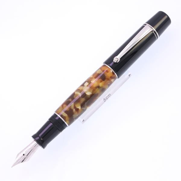 デルタ 万年筆 オールドナポリ ブラウン M 中古-並品 SAS対象