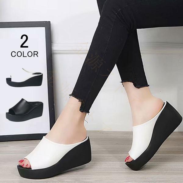 レディース サボサンダル 厚底サンダル ビーチサンダル 夏サンダル 美脚 軽い ミュール ウェッジソール 歩きやすい オープントゥ サボ Aboots1 金源ストア 通販 Yahoo ショッピング