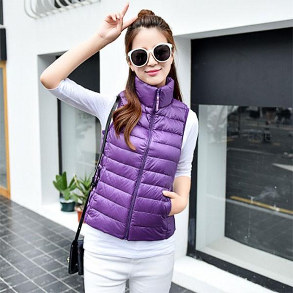ダウンベスト ベスト レディース ダウンコート ダウン アウター ダウンジャケット ベスト パーカー 無地 カジュアル 秋冬 防寒 防風 Adc38 金源ストア 通販 Yahoo ショッピング