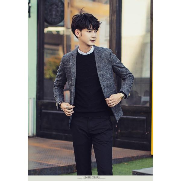 テーラードジャケット メンズ テーラード ジャケット ブレザー スーツ チェック柄 長袖 ビジネス 紳士用 通勤 アウター Jacket 細身 春 秋 冬 Buyee Buyee 提供一站式最全面最專業現地yahoo Japan拍賣代bid代拍代購服務 Bot Online